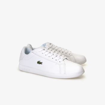 Lacoste Graduate Tonal Leather Sneakers - Tenisky Dámské Bílé | CZ-lMo0Zy